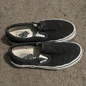 Vans Women’s Classic Black Slip-On Loafers